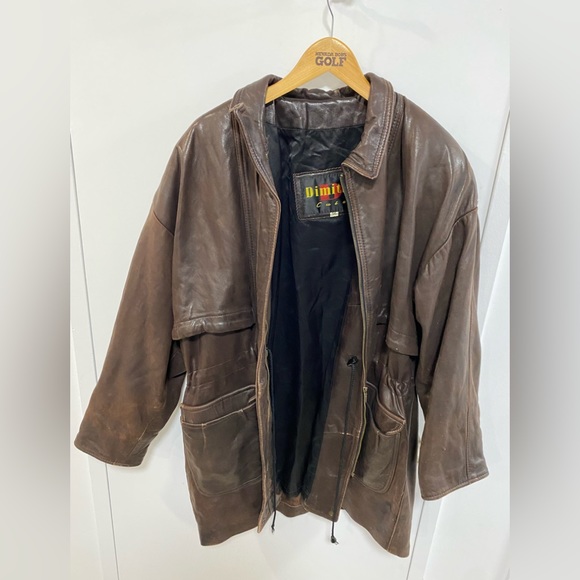 Leather Coat - Picture 1 of 2